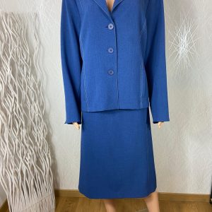 Ensemble tailleur jupe et veste grande taille fabrication française Gévana