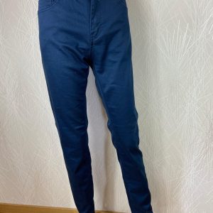 Pantalon léger femme coton stretch taille haute B S Jeans
