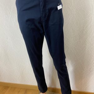 Pantalon femme léger skinny en coton taille mi-haute Sarah John