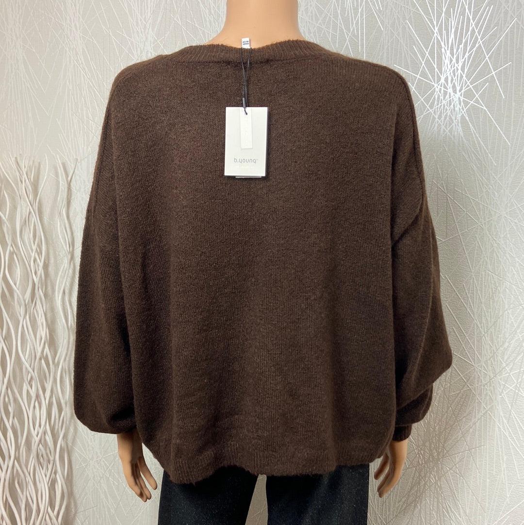 Pull marron oversize bymarry jumper B.Young – Image 4