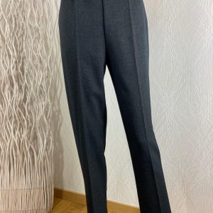 Pantalon style habillé confortable taille haute élastique fabrication française Gévana