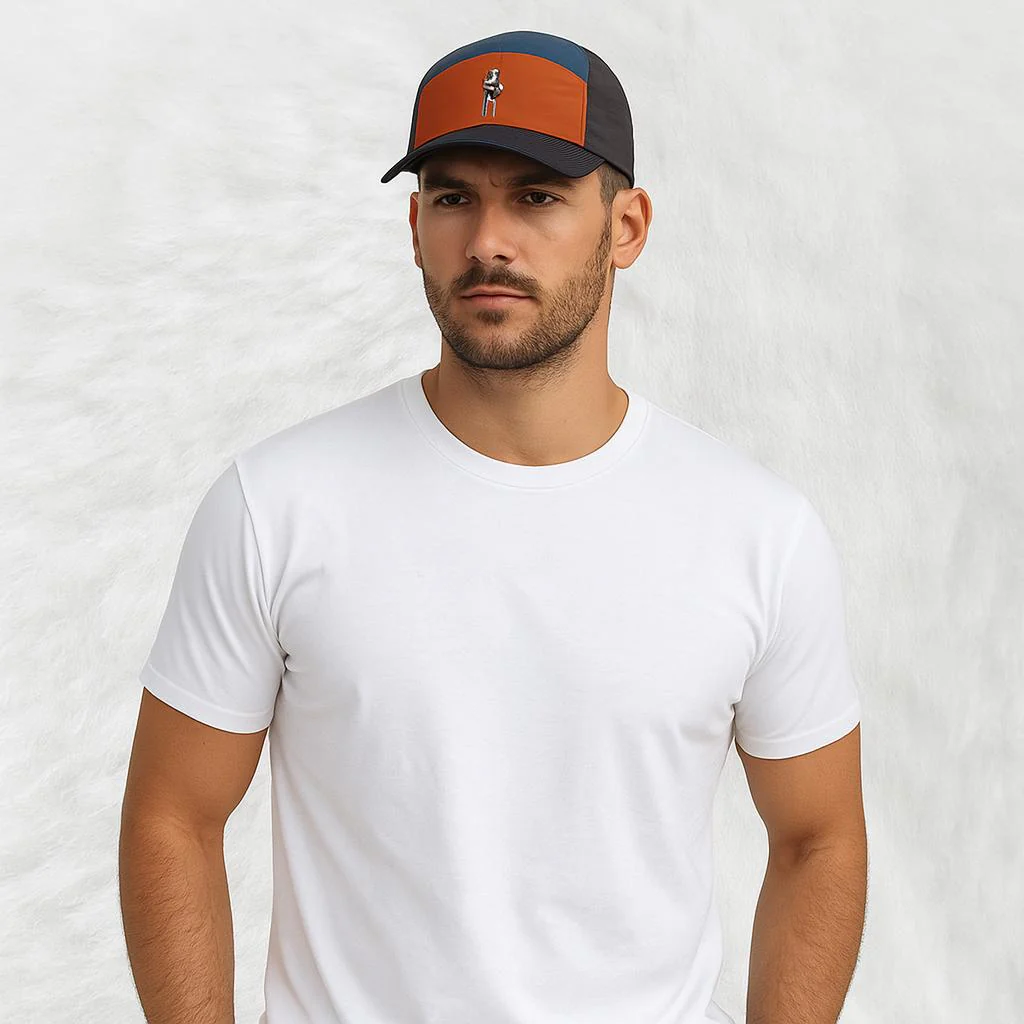 Casquette Minimaliste Orange – Image 3