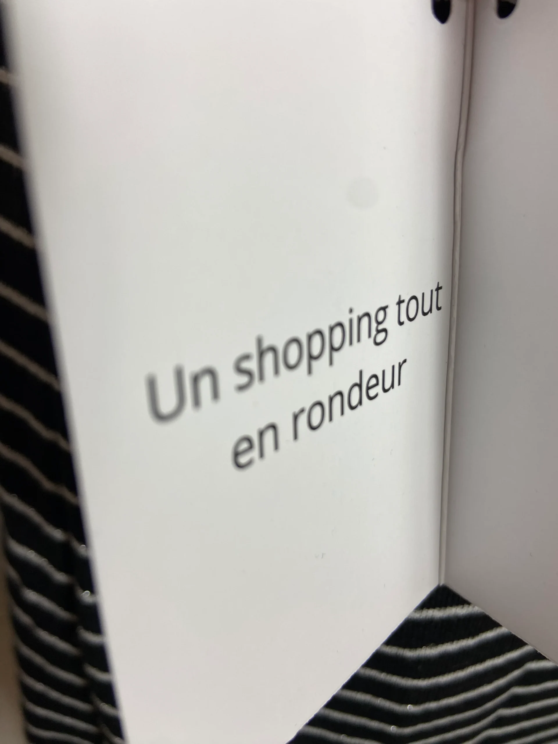 Jupe coton noire rayures argentées taille haute élastique Edmond Boublil – Image 7