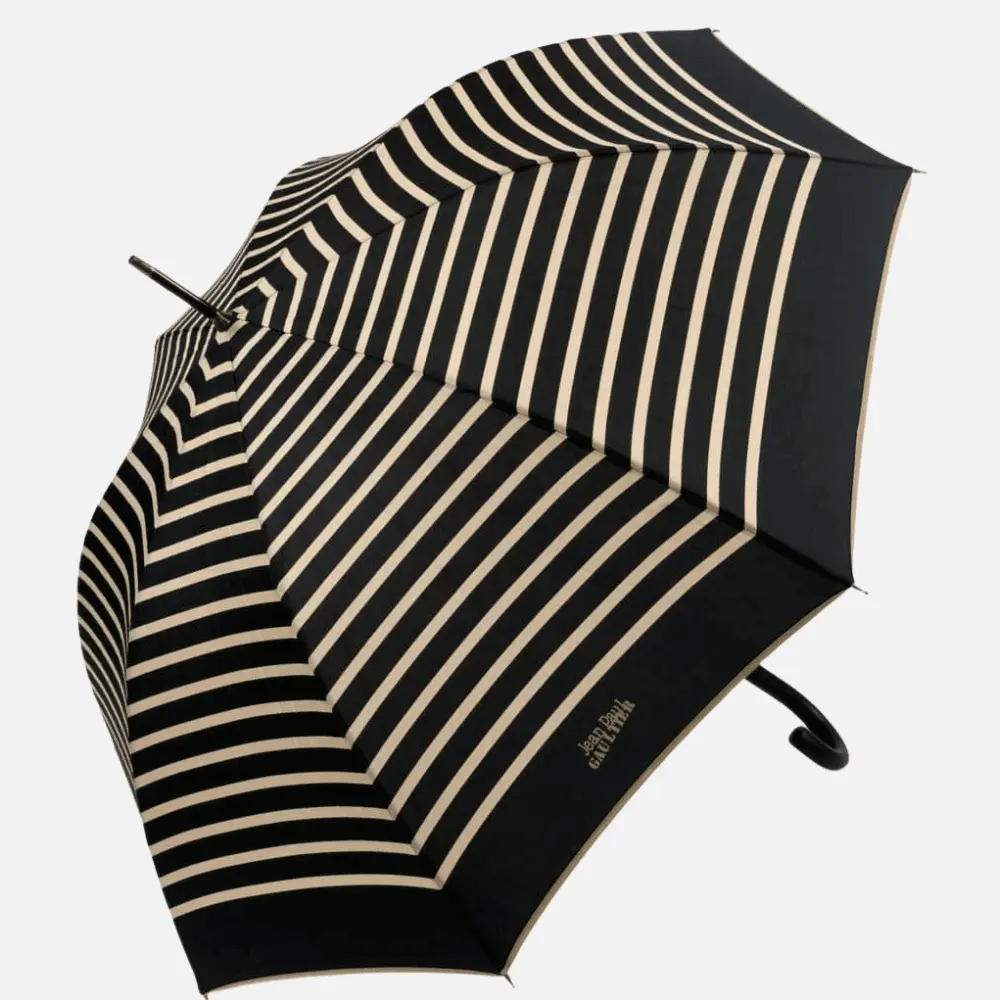 PARAPLUIE JEAN PAUL GAULTIER NOIR / IVOIRE – Image 2