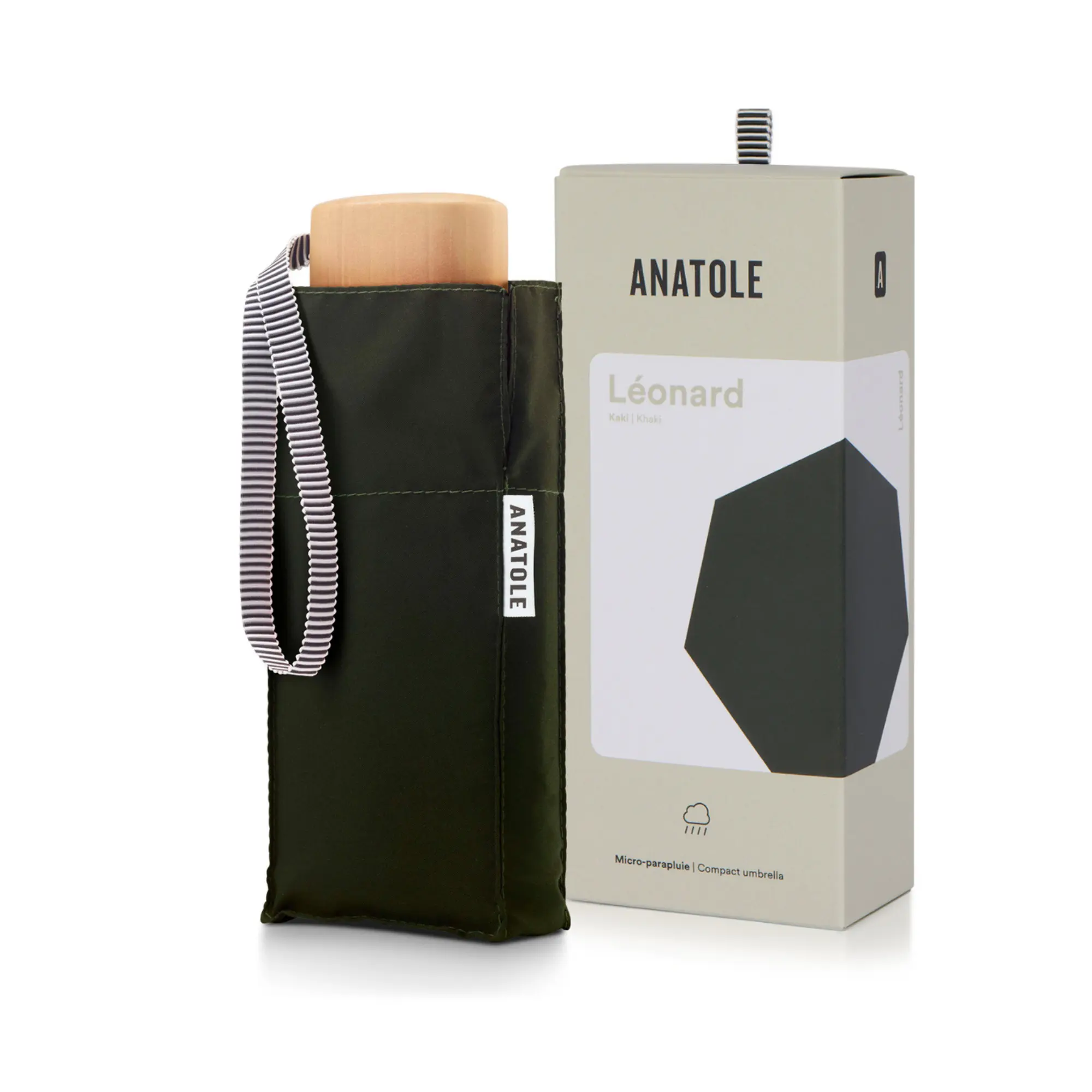 MINI PARAPLUIE - KAKI - LÉONARD