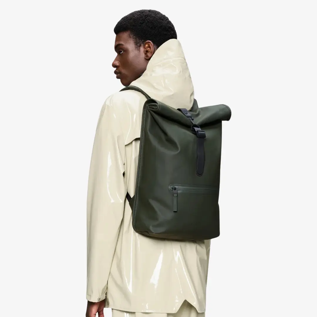 ROLLTOP RUCKSACK - GREEN – Image 5