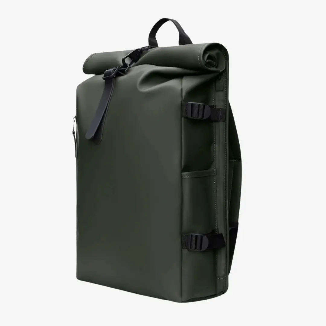 ROLLTOP RUCKSACK LARGE - GREEN – Image 4