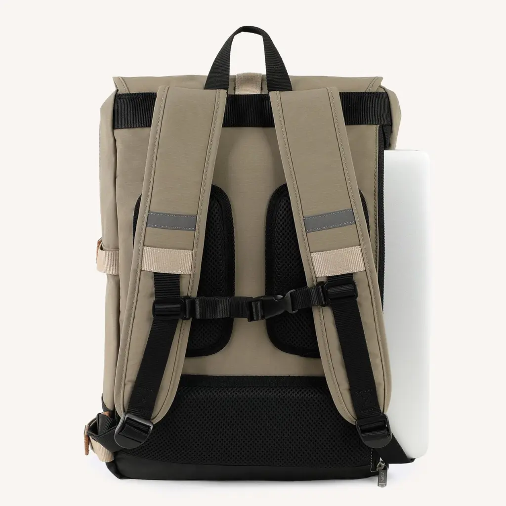 SAC À DOS COMMUTER BEIGE – Image 3
