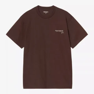 T-SHIRT GARBLE - PALISANDER