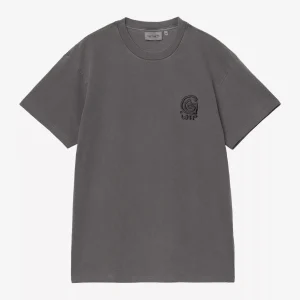 T-SHIRT HELIX REDUX BLACK GARMENT DYED