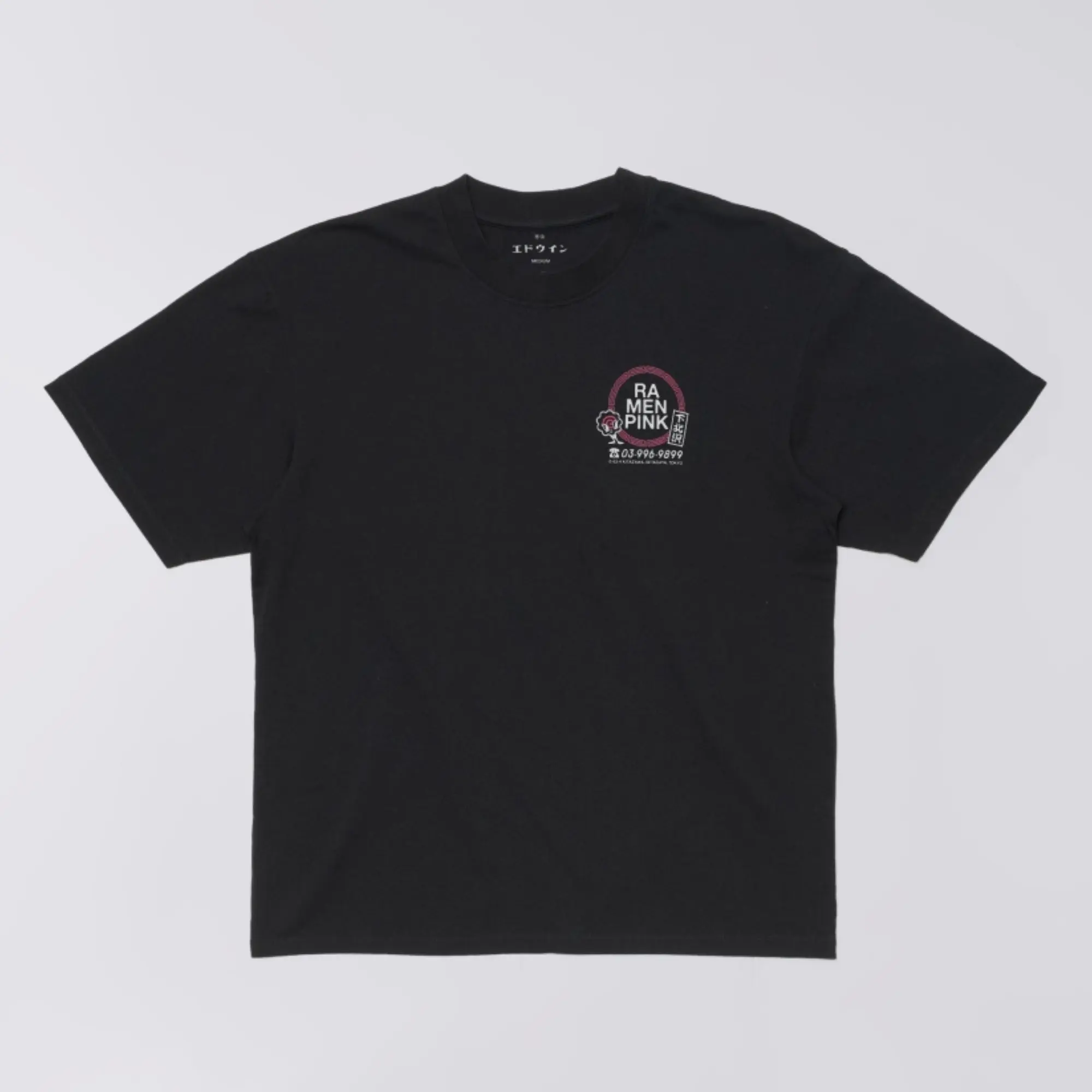 T-SHIRT RAMEN PINK BLACK – Image 2