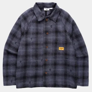 VESTE DE TRAVAIL FLANELLE CHARDON - NOIR