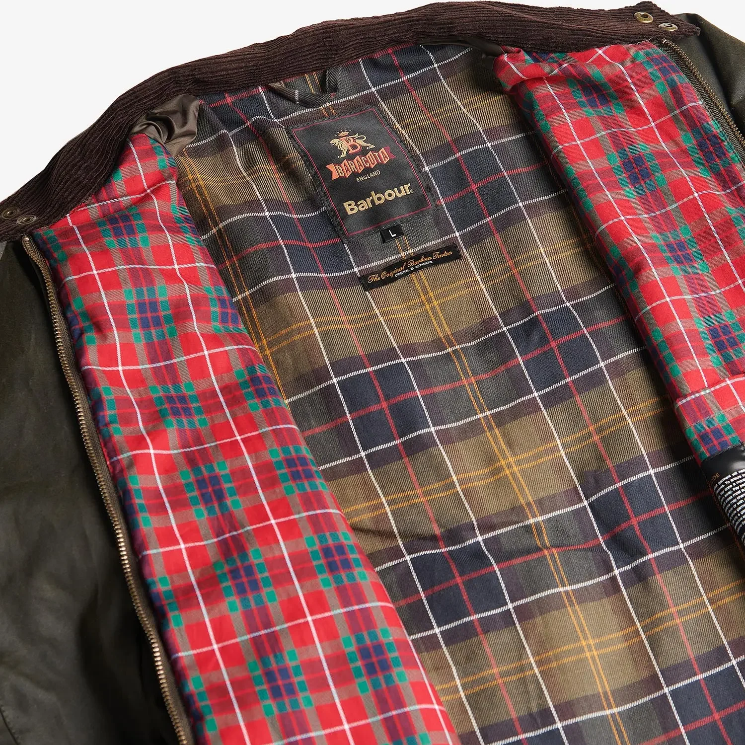 VESTE WAX PORTON - OLIVE – Image 6