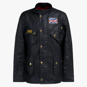 VESTE WAX UNION JACK INTERNATIONAL