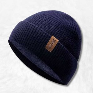 Bonnet Doublé Polaire Bleu !