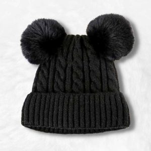 Bonnet Double Pompon Femme !