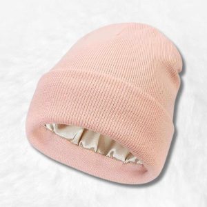 Bonnet Doublé Satin Rose !