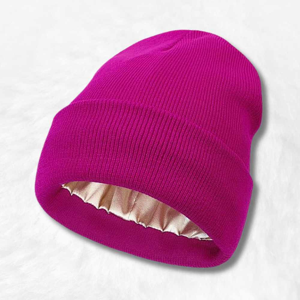 Bonnet Doublé Satin Fuchsia ! – Image 2