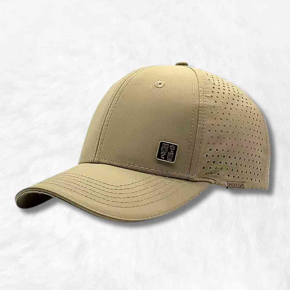 Casquette Trucker Grande Taille homme beige – Image 2